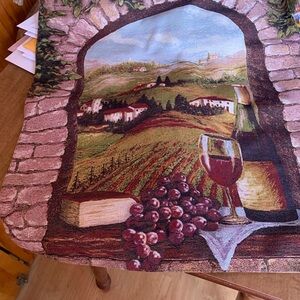 Scenic Vineyard Wall Tapestry